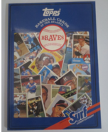 TOPPS BASEBALL CARDS OF THE ATLANTA BRAVES PAPERBACK BOOK SURF 1987 - £5.87 GBP