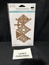 Spellbinders Glimmer Hot Foil Plate Foil &amp; Die Set S4-1128 Kaleidoscope ... - £15.00 GBP