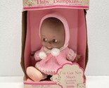 Vintage Uneeda Baby Bumpkins African American Vinyl Baby Doll Pink Outfit - $49.40