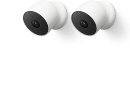 Google Nest Cam Outdoor Or Indoor, Battery - 2Nd Generation - 2 Count, P... - £276.00 GBP