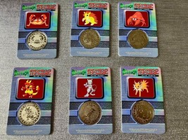 Pokemon Vintage Meiji Metal Coin Folder No 7 Lot of 6 Mew Mewtwo - £89.59 GBP