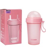 Dual-use Practical Water Bottle w/Straw Frosted, Leak-Proof, Anti-Fall 1... - £13.32 GBP