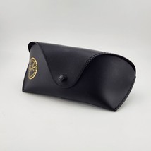 Ray Ban Sunglasses Case Black Genuine Leather Authentic OEM Luxotica - $14.84