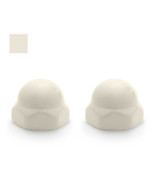 Kohler Replacement Ceramic Toilet Bolt Caps - Set of 2 - Biscuit - €39,03 EUR