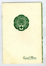 General Motors Dinner Menu 4-H Club Congress 1956 Palmer House Chicago I... - $64.31