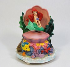 Vintage 1988 Disney Parks The Little Mermaid Ariel Music Box &quot;Under The Sea&quot; - £55.03 GBP
