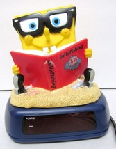 Sponge Bob Square Pants Spec Ed Digital Alarm Clk Night Lite Stephen Hillemburg - £46.88 GBP