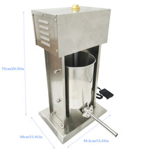 10L Automatic Sausage Stuffers Vertical Meat Filling Machine 110V 120W - $446.81