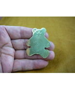 (b-bear-500) Teddy bear I love little teddies bears cub brass pin pendan... - $24.34 CAD