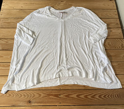 Laurie felt NWOT Women’s fuse modal knit pullover top size M/L White O6 - £10.99 GBP