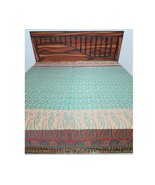 Wool Jamawar Bedspread Woven Paisleys Gorgeous Bed Covers Blanket Beddin... - £88.79 GBP