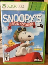 NEW Peanuts Movie: Snoopy&#39;s Grand Adventure Xbox 360 video game English/French - £14.21 GBP