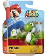 NEW Jakks Pacific 41541 World of Nintendo 4" GREEN YOSHI WITH EGG Action Figure - $29.69