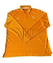 Nike Orange University Of Tennessee Collard Polo Shirt Mens Size 2XL - £44.00 GBP