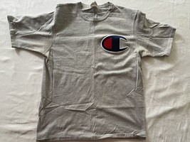 Champion Short Sleeve  Tshirt Size Medium Excellent Condition Grey Big A... - $9.69