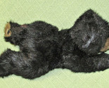 13&quot; Bearington BLACK BEAR Plush Stuffed Bean Filled Animal Teddy CUB Toy - $10.80