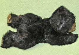 13&quot; Bearington BLACK BEAR Plush Stuffed Bean Filled Animal Teddy CUB Toy - £8.50 GBP