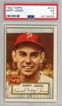 1952 Topps Nippy Jones #213 PSA 5 P1285 - £48.06 GBP