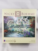 Nicky Boehme Feeding the Geese Jigsaw Puzzle 1000 Piece Sure Lox Canadian Group - $12.18