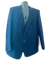 Vintage Mr Harry Men’s Navy Strip By Frame 100% Wool Tweed Suit Jacket S... - £25.39 GBP