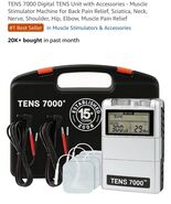 TENS 7000 2nd Edition Digital TENS Unit with Accessories !!!! - $29.58