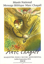 Marc Chagall The Angel Of Judgment, 1974 - £389.38 GBP