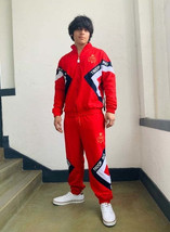 Men&#39;s Troop Red | White | Navy Tracksuit - £199.58 GBP