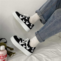 Sneakers Women&#39;s Sports Shoes Anime ita Platform Cute Spring 2021 Butterfly Prin - £26.21 GBP