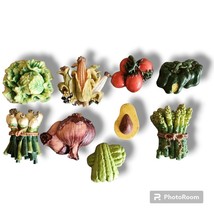 Vintage Vegtables Refrigerator Magnet Lot Of 9, Prestige And Un Markd, D... - £21.92 GBP