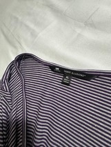 Lee Riders Shape Illusions Women’s Purple & White Stripes Long Sleeve Top Sz XL image 7
