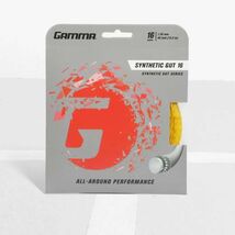Gamma Synthetic Gut Tennis String, Control &amp; Durability - $9.99