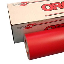 Red 12&quot; X 10 Ft Roll Of 631 Vinyl For Craft Cutters And Vinyl Sign Cutters - £15.16 GBP