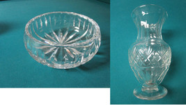 St Louis Saint Louis France Bowl Vase Crystal Cut Midcentury Signed Pick 1 - £113.49 GBP