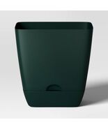 Room Essentials™ Square Self-Watering Planter Pot Green 6x6 - $216.62 MXN