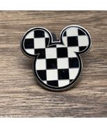 Disney Checkered Mickey Mouse Head Trading Pin KG JD - $7.91