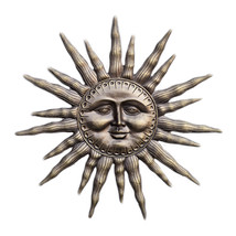 Dawn&#39;s Light 32 Inch Diameter Aluminum Sun Wall Plaque - £213.34 GBP