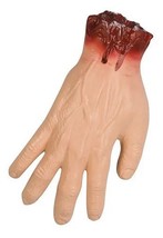 Life Size Body Part-SEVERED Bloody Zombie HAND-Creepy Haunted House Horror Prop - $3.77