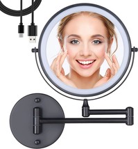 Sanawell Makeup Mmirror With Lights And Magnification,8, Double Power Supply - £42.35 GBP