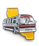 VTG SMART Transit Bus Stockton CA State Map Enamel Pin Badge Transportation - $20.49 CAD