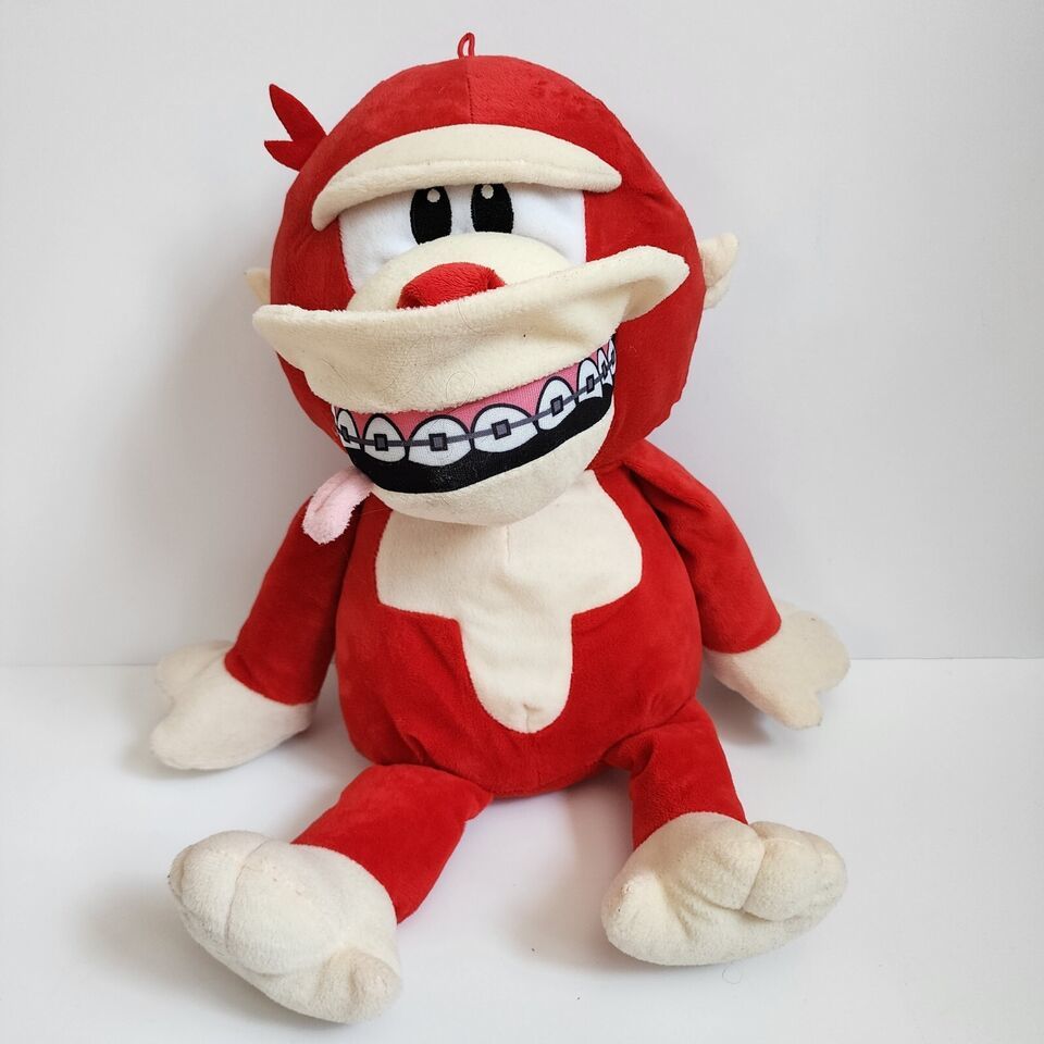Primary image for Good Stuff Red Monkey Changerooz Attitude 20 inches Braces Flip Excellent Plush