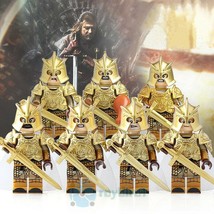 7pcs/set Kingsguard Game of Thrones Seven Knights (Gold plating) Minifigures Toy - £13.56 GBP