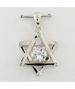 Authenticity Guarantee

14k White Gold Star of David Pendant w/ White To... - $16,847.49 MXN
