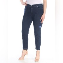 LAUREN RALPH LAUREN Jeans Women’s 14 Cropped  Embroidered Skinny Ankle P... - £38.24 GBP