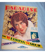 1928 The Wedding March Sheet Music-Paradise Love Theme-Fay Wray - $10.00