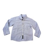 Toddler Boys Salty Dog 4T Blue Pinstripe Button-up Shirt EXCELLENT Condi... - £5.80 GBP
