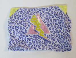 Vintage Mattel Hot Looks Doll Clothing Purple Cheetah Shirt #3829 1980s Mi Mi - $8.00