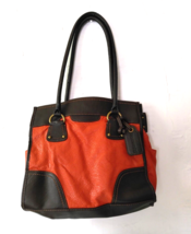 St. John&#39;s Bay Orange &amp; Brown Handbag  - £14.34 GBP