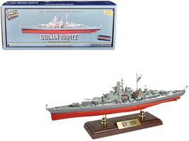 Tirpitz German Battleship &quot;Operation of Norway&quot; (1942) 1/700 Scale Model by Forc - £106.09 GBP