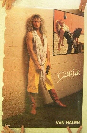 David Lee Roth Affiche Van Halen Studio - £47.08 GBP
