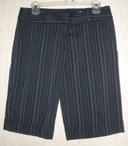 Excellent Womens / Juniors Studio Y Navy Blue Pinstripe Dres Sy Shorts Size 3/4 - £14.70 GBP